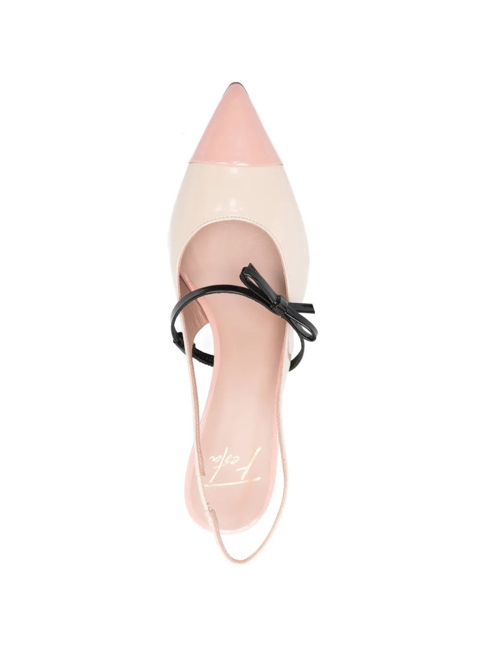 Festa Milano Berice leren pumps Roze