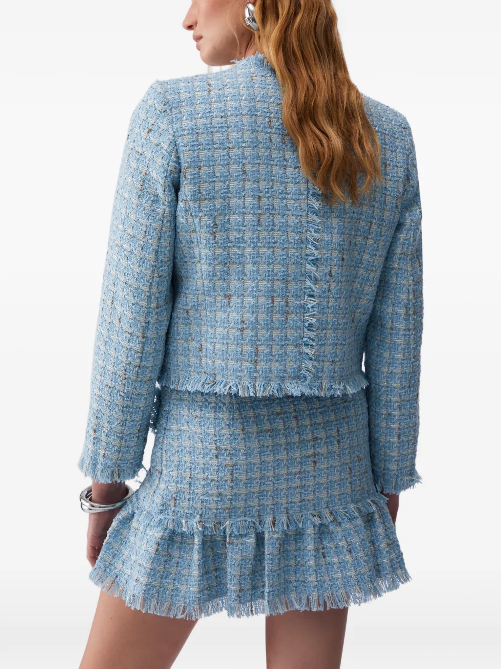 LIU JO Bouclé jack Blauw