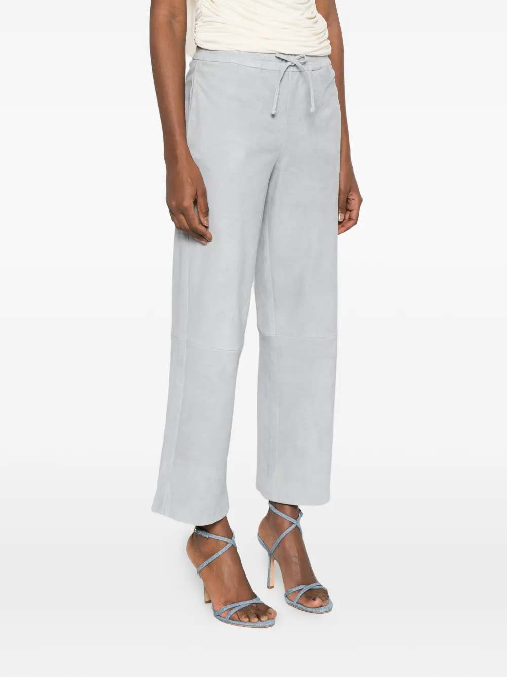 Arma Drawstring Trousers In White
