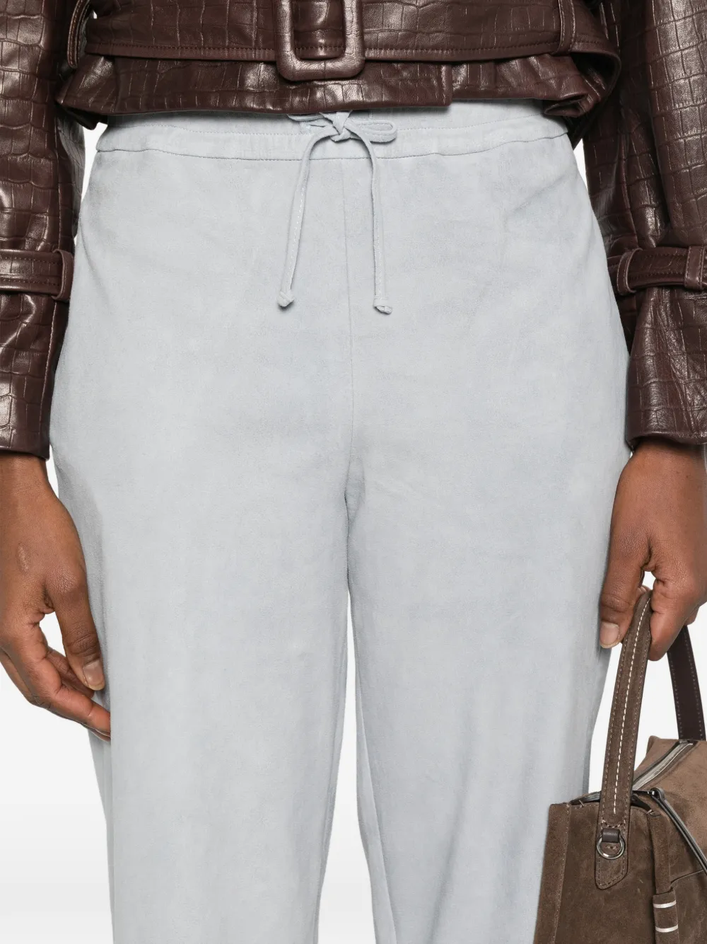 Arma Drawstring Trousers In White