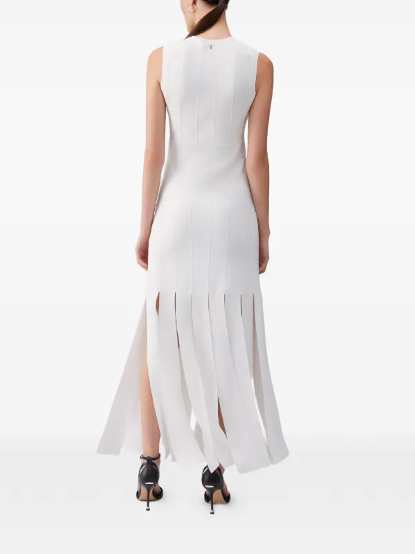 liu jo knit dress Liu Jo Abito Donna CA6349MS55N P9636 Gleam White (P9636) / M