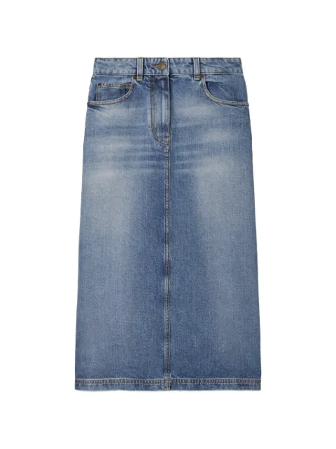 Tory Burch falda de mezclilla