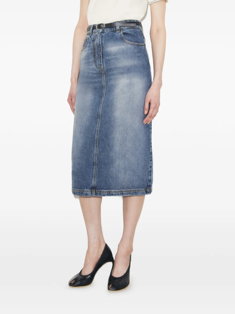 Tory Burch Spijkerrok Blauw