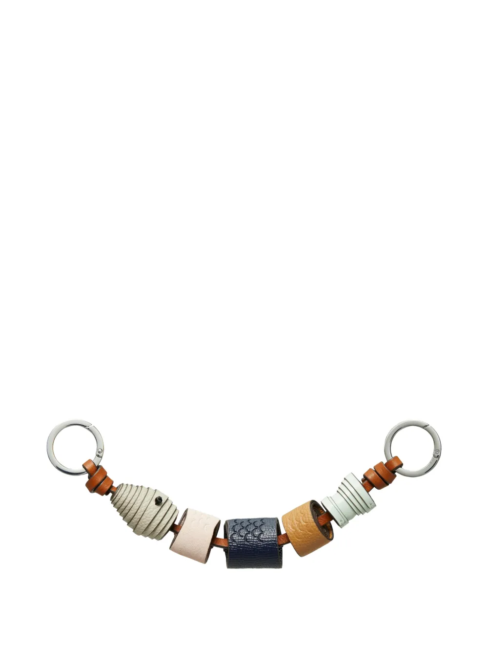 Tory Burch fish bag charm - Marrone