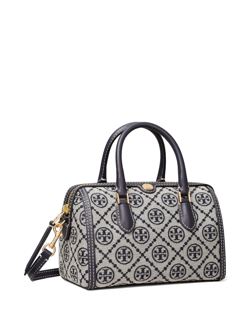 Tory Burch Petite Barrel tas met T-monogram Blauw