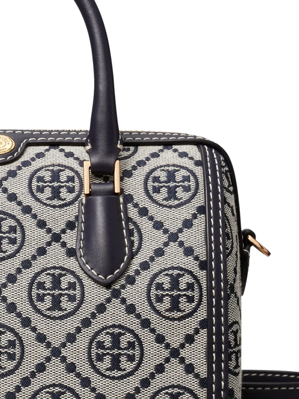 Tory Burch Petite Barrel tas met T-monogram Blauw