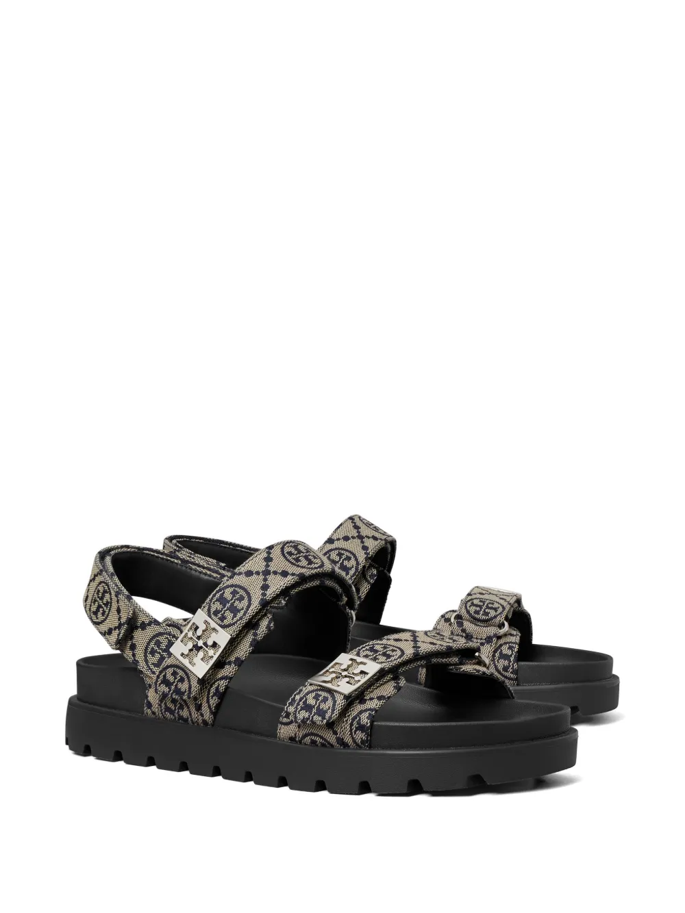 Tory Burch T Monogram Mellow sportsandalen Beige