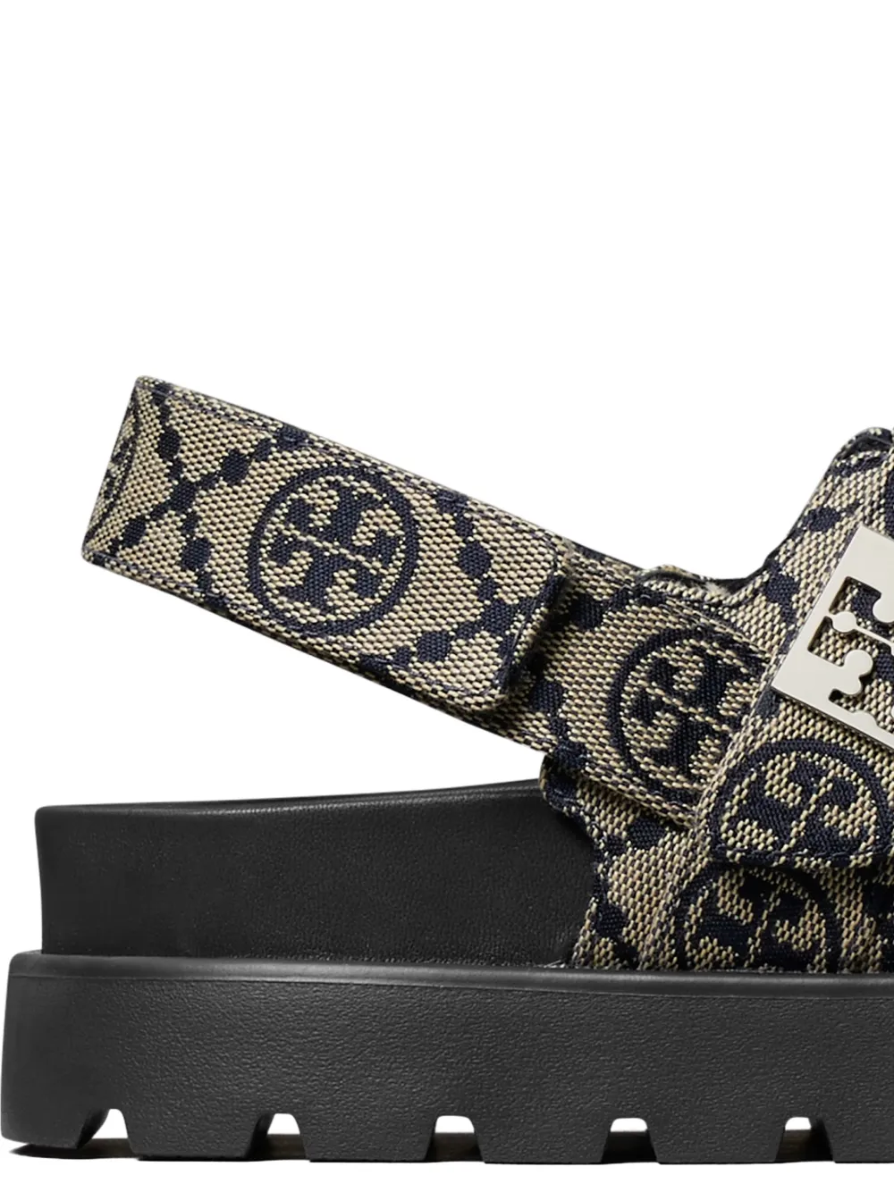 Tory Burch T Monogram Mellow sportsandalen Beige