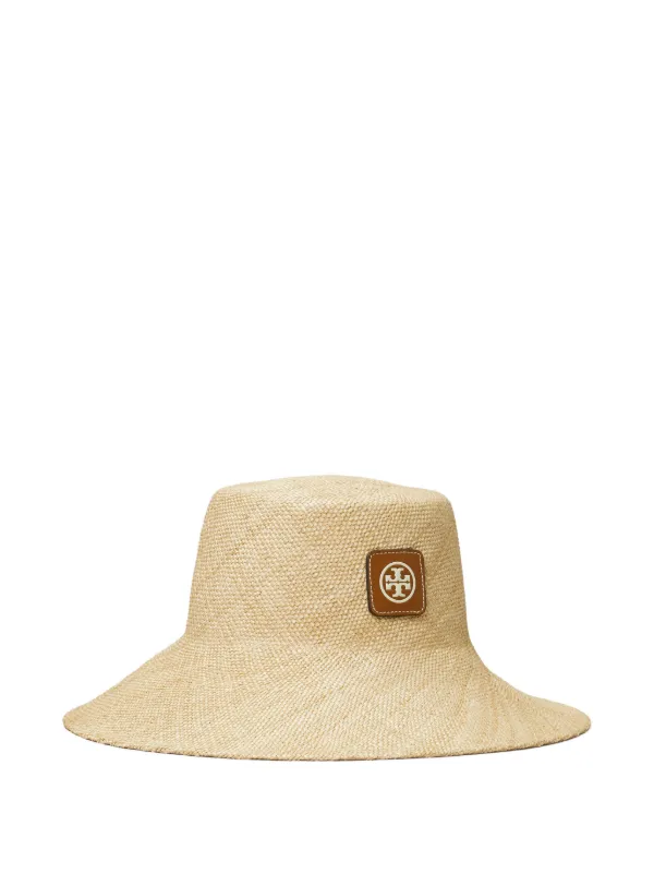 NWOT Tory Burch Straw Bucket Hat in Dark Navy - Size OS or One Size Tory Burch | Accessories | Tory Burch Logo Cap Navy | Poshmark main image 3