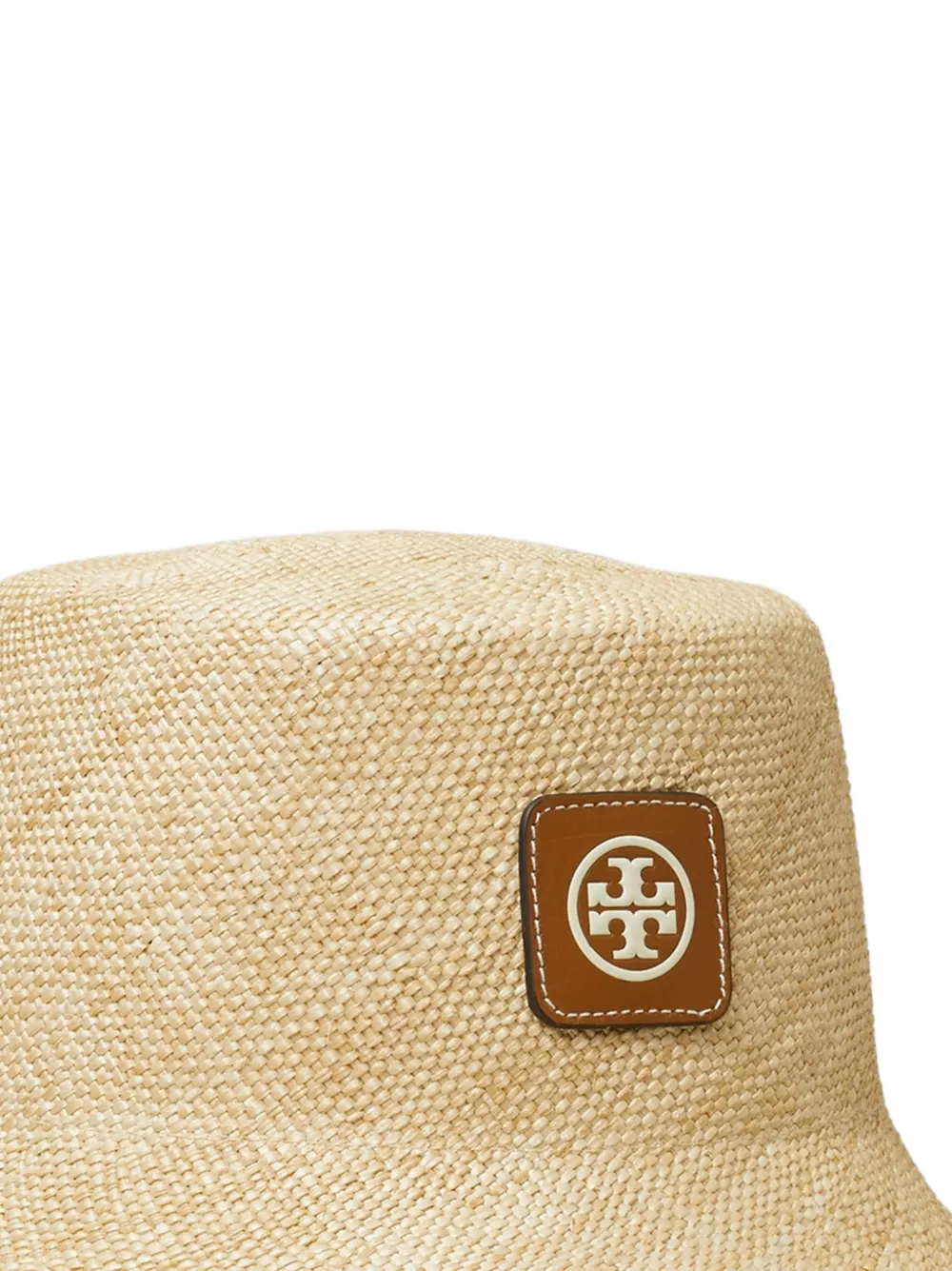  Tory Burch Straw Bucket Hat - Neutrals 