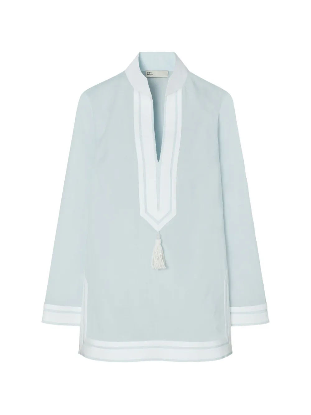 Tory Burch cotton Tory tunic - Blau