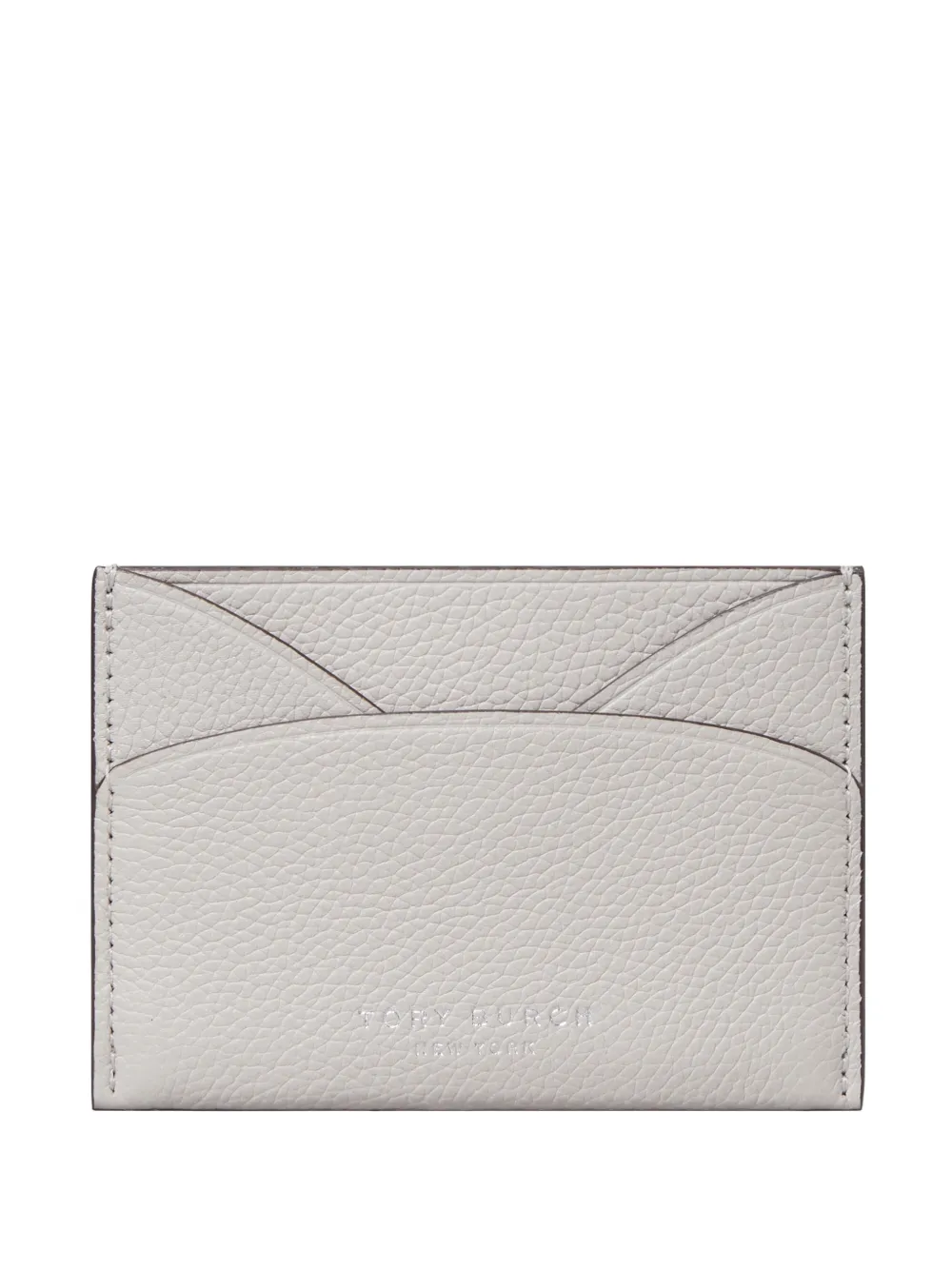 Tory Burch Romy flat card case - Grigio