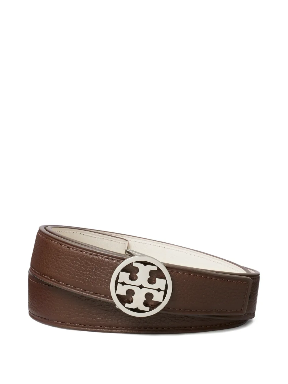 Tory Burch Cintura reversibile Miller 1" - Marrone