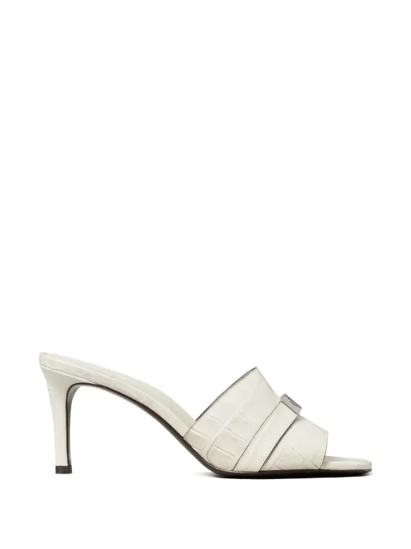 Tory Burch Leelee Heeled Mules in White