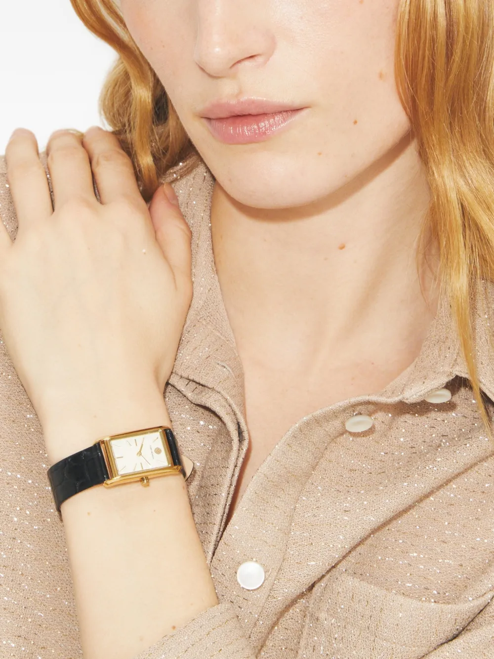 Tory Burch slim Eleanor watch - Toni neutri