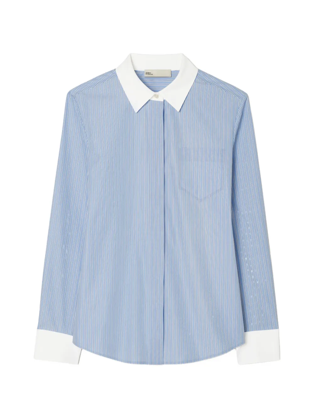 Tory Burch striped buttondown shirt - Blu