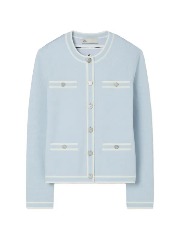 Tory Burch Kendra Cardigan in Blue