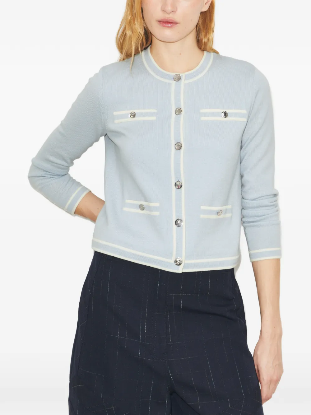 Tory Burch Kendra vest Blauw