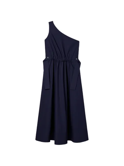 Tory Burch vestido con hombro descubierto y cinturón