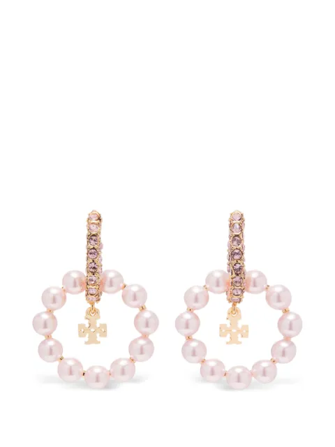 Tory Burch créoles Mondance à perles