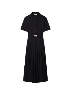 strapless open back dress KAREN MILLEN BLACK & BEIGE PLEATED FIT & FLARE DRESS SIZE 10  Whispers  Dress Agency