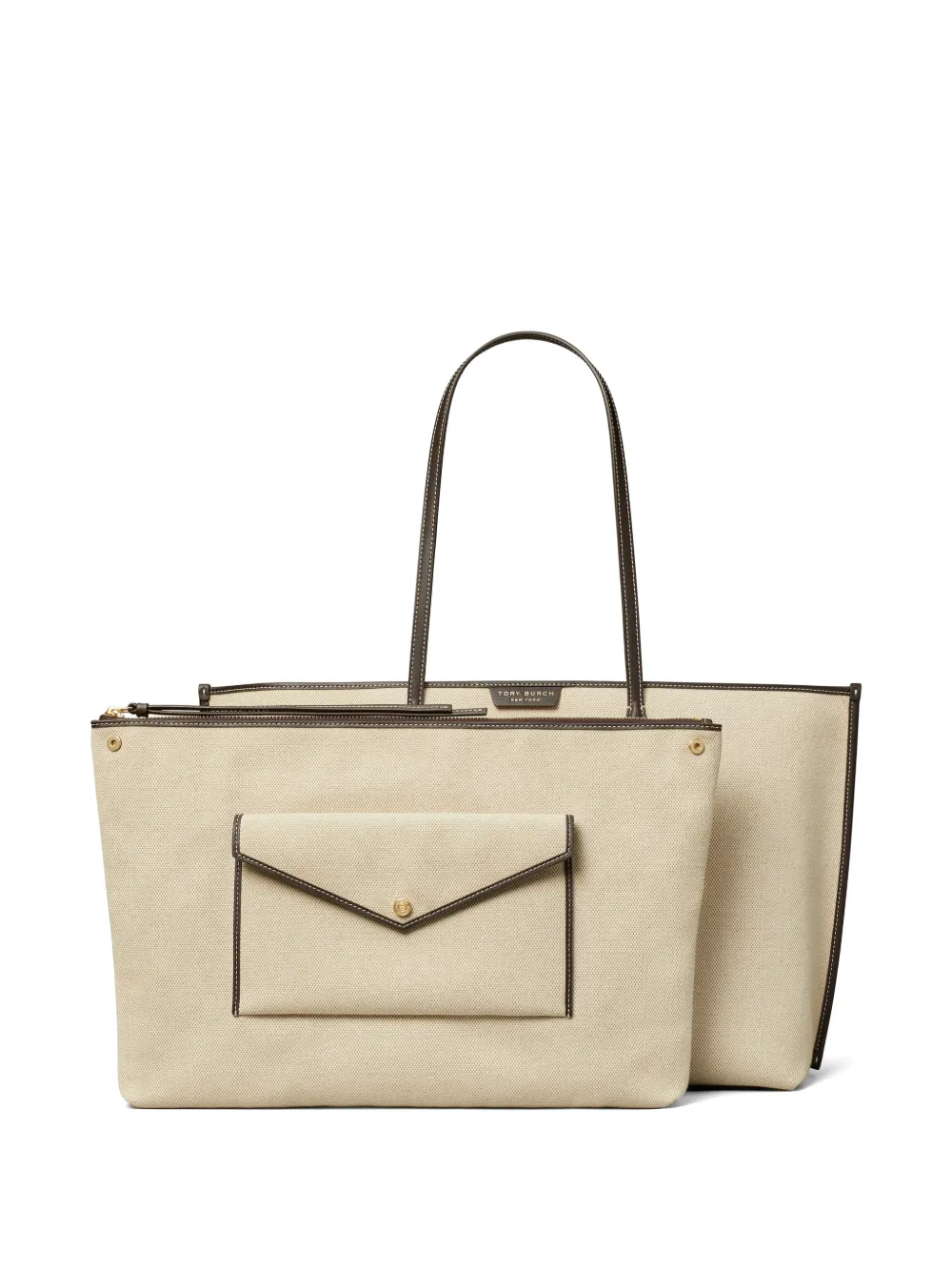 Tory Burch Perry canvas shopper Beige