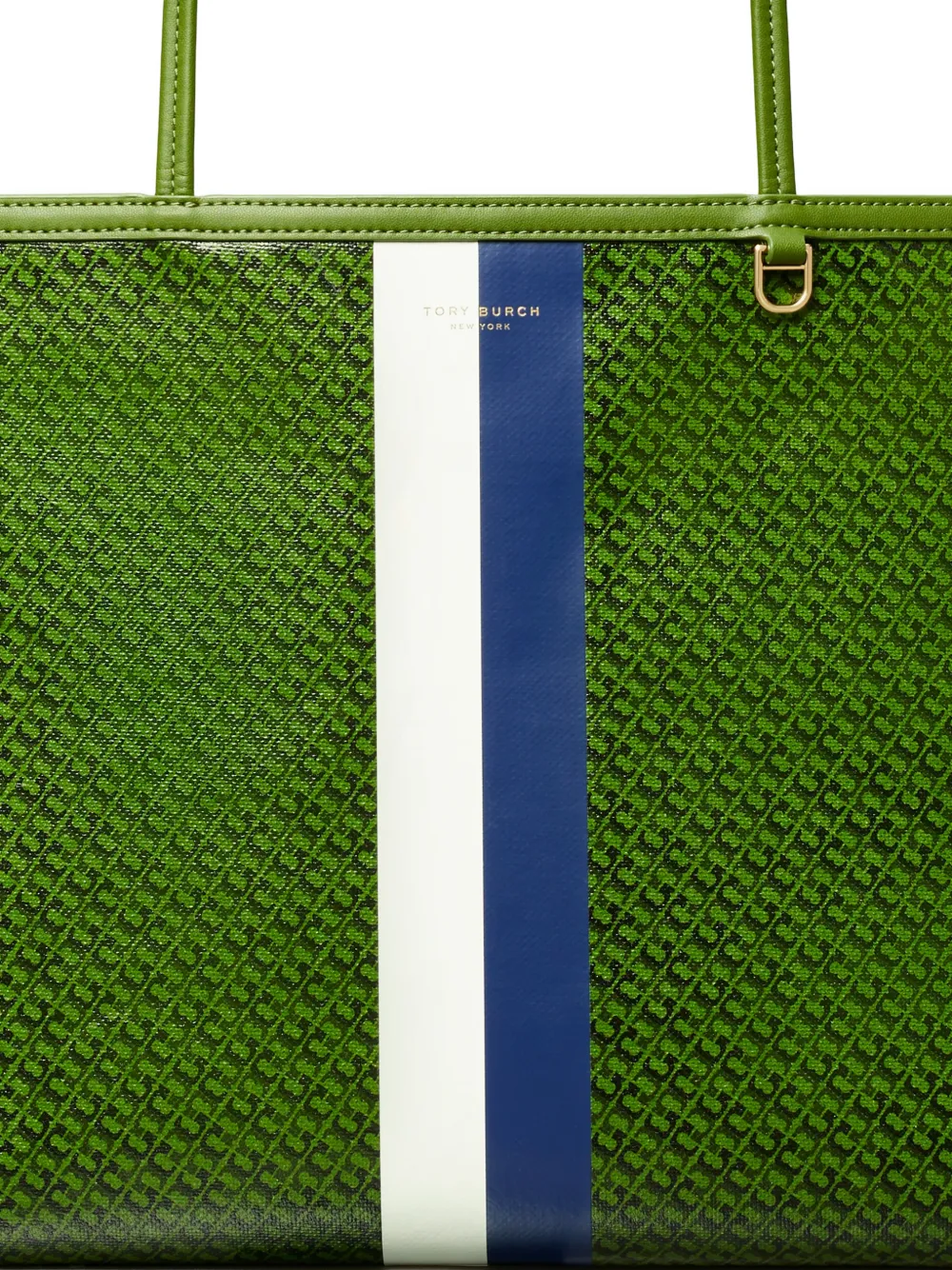 Tory Burch Racer shopper Groen