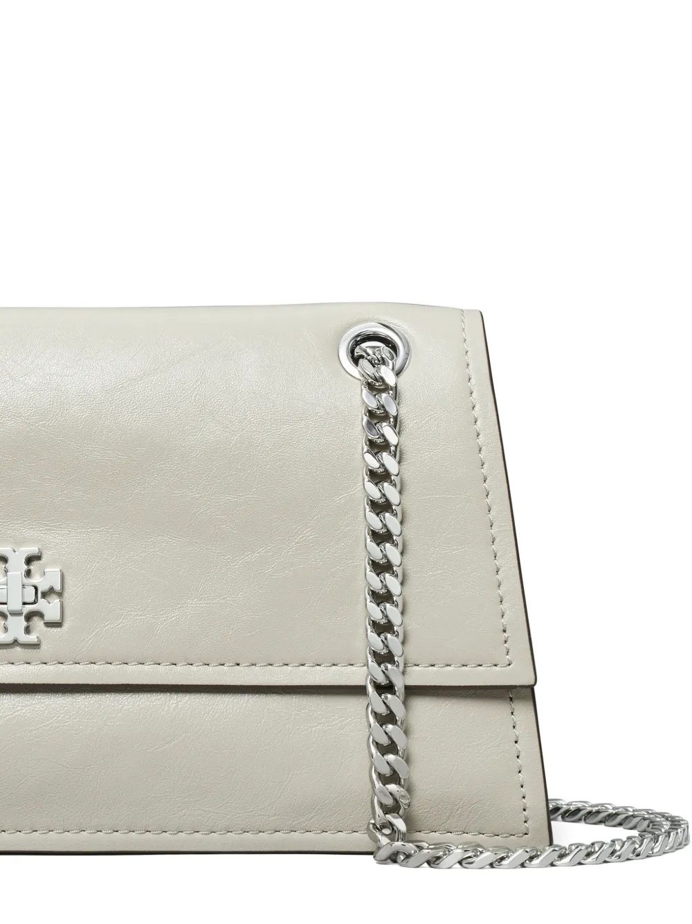 Tory Burch Kira mini-schoudertas met draaislot Grijs