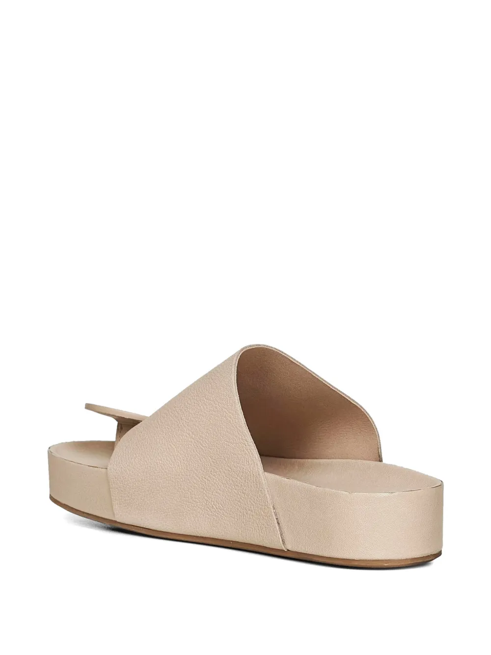 Uma Wang Sandalen met rond detail Beige