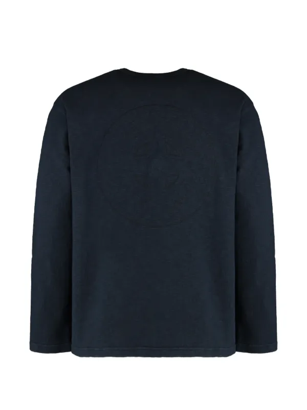 STONE  ロングスリーブTシャツ ブルー Stone Island ロングTシャツ | ブルー | FARFETCH JP