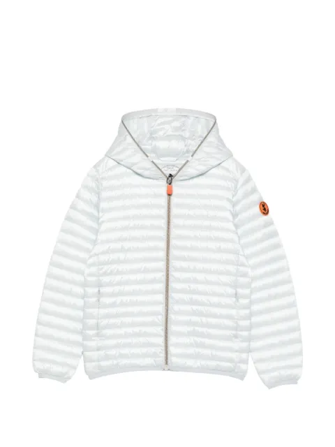 Save The Duck Kids chamarra capitonada con capucha