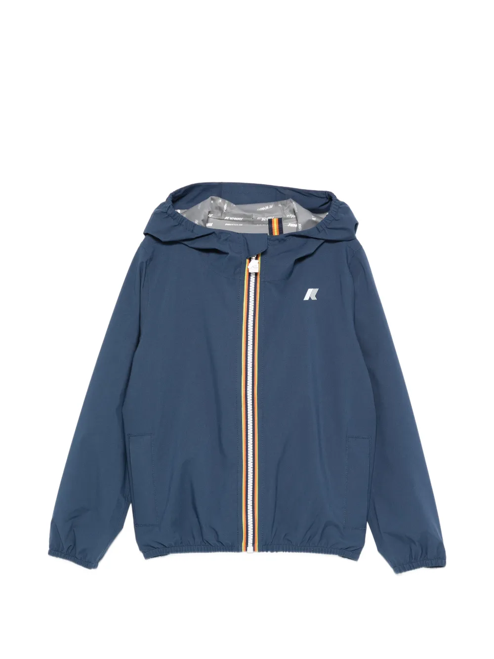 K Way Kids P. Jake Plus.2 hooded jacket - Blu