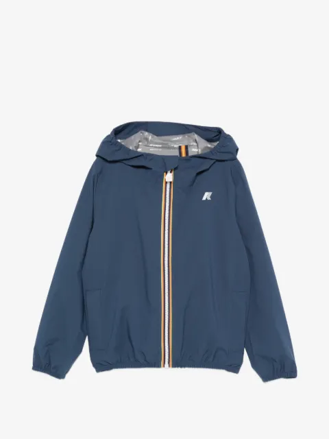 K Way Kids Jack logo-print hooded jacket