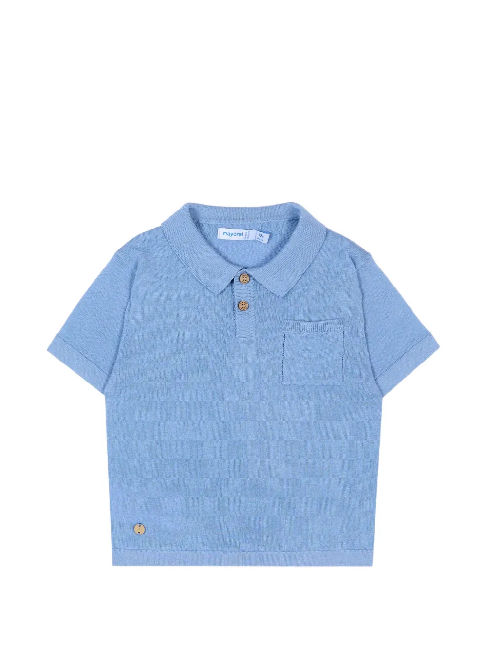 Mayoral pocket short-sleeve polo - Blu