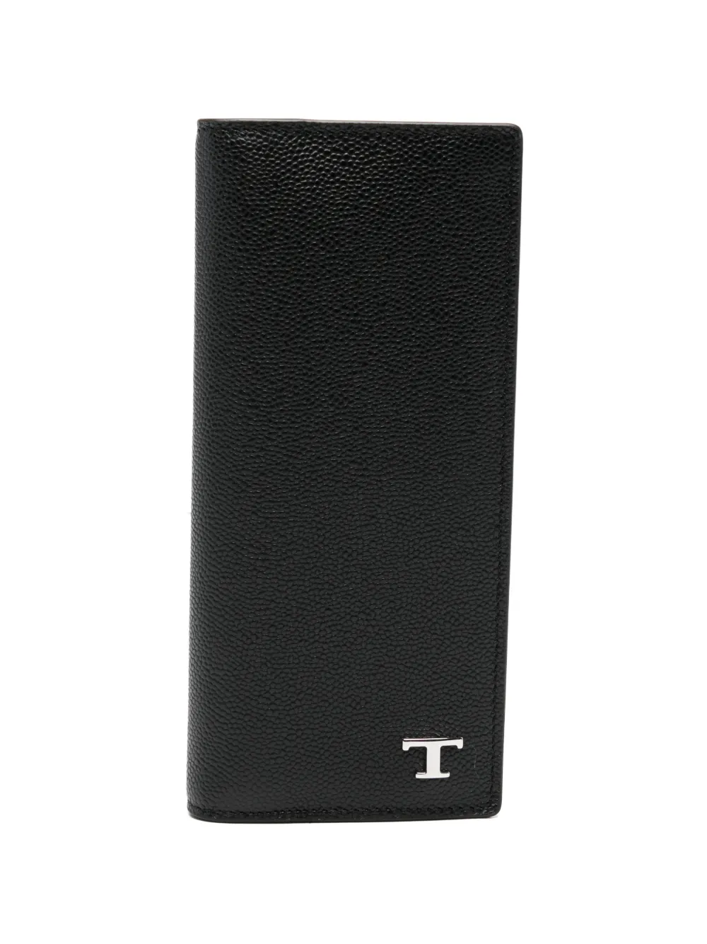 Tod's logo-detail leather wallet - Nero