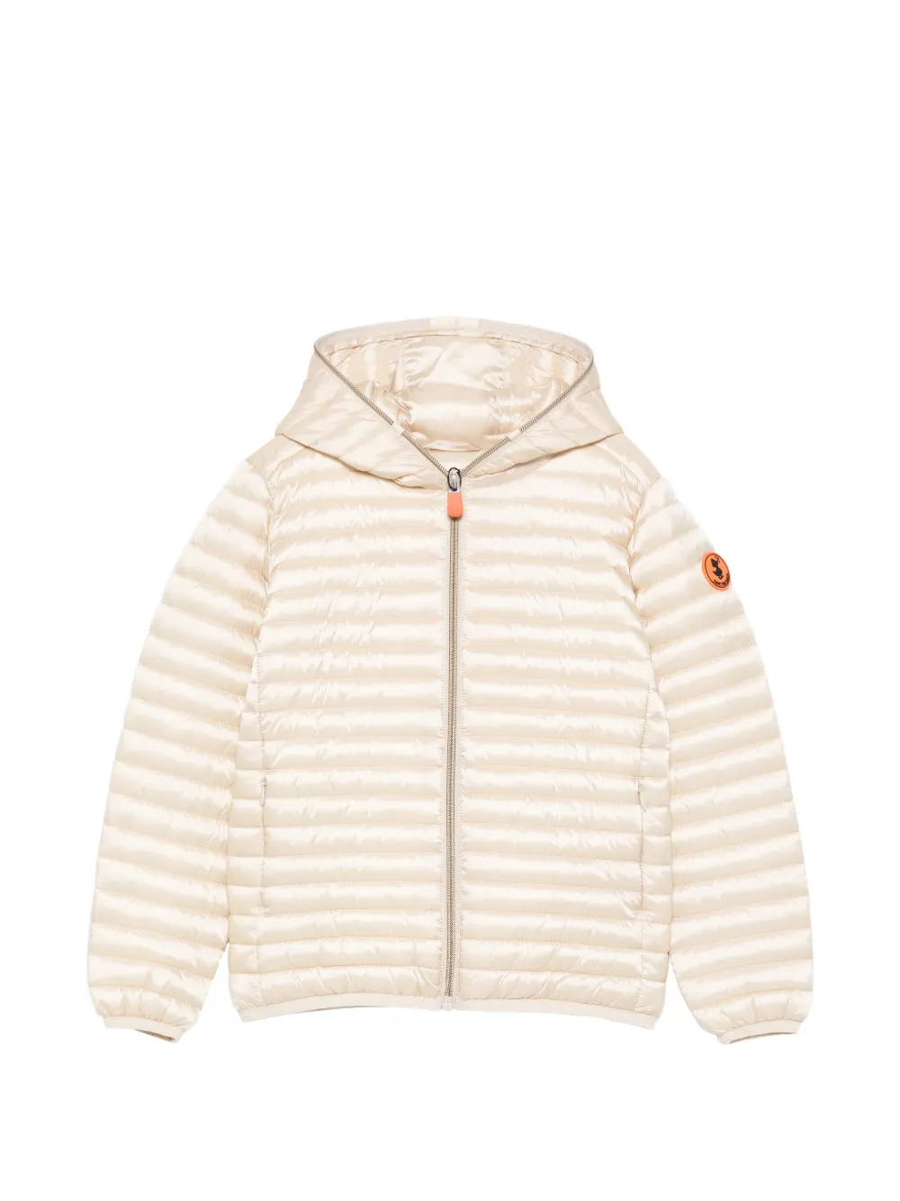 Save The Duck Kids hooded padded jacket - Toni neutri