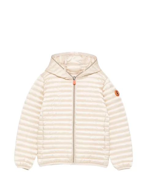 Save The Duck Kids chamarra capitonada con capucha