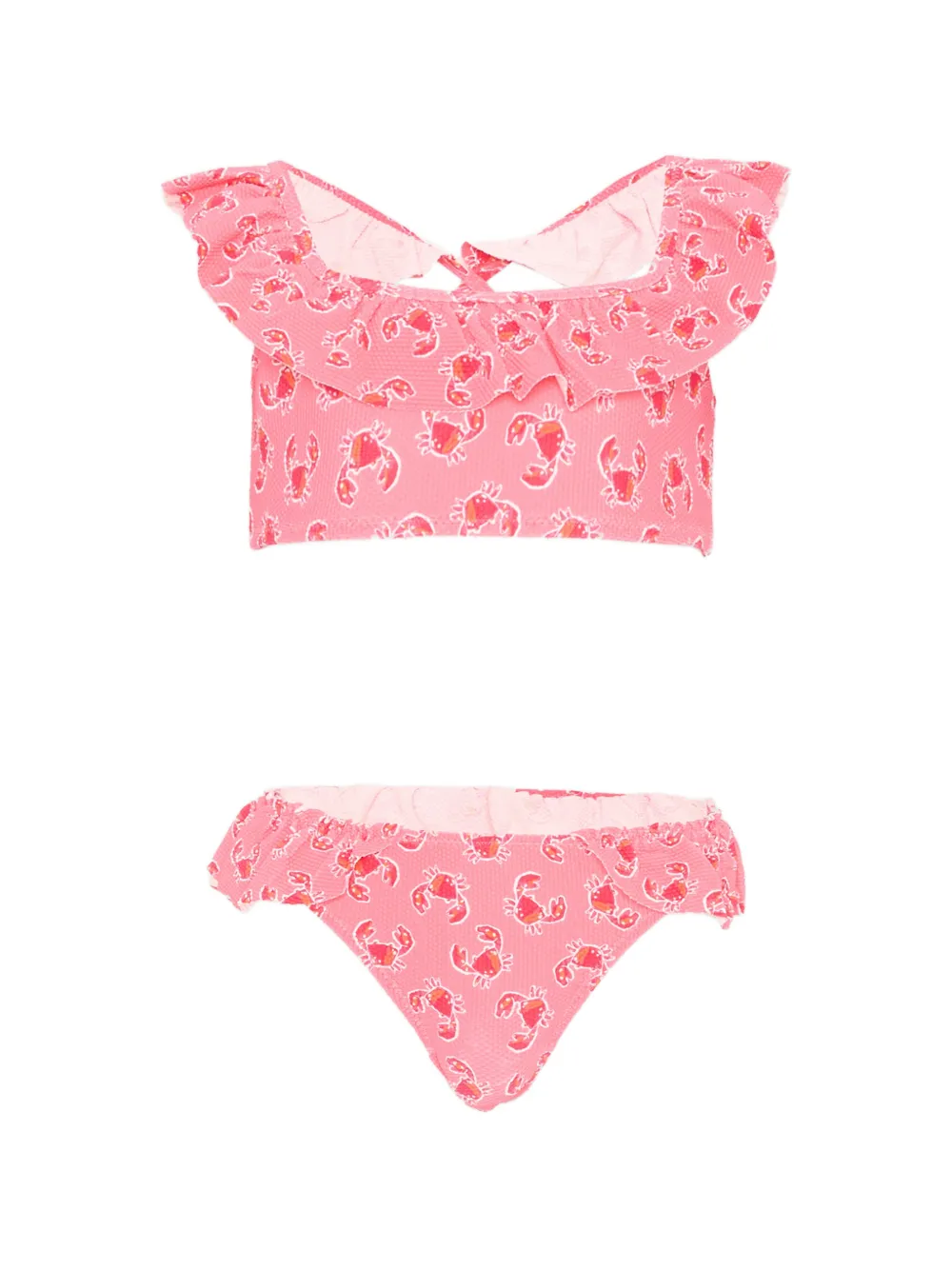 Mayoral ruffled crab print bikini - Rosa