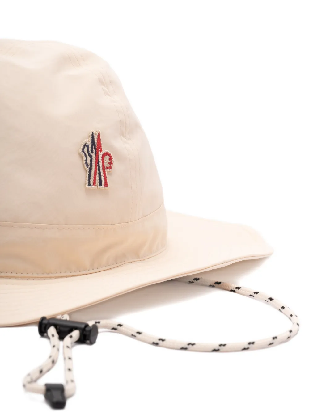 Moncler Grenoble Hoed met logopatch Beige