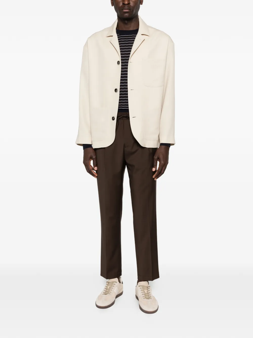  Nine In The Morning Caio Patch-pocket Blazer - Neutrals 