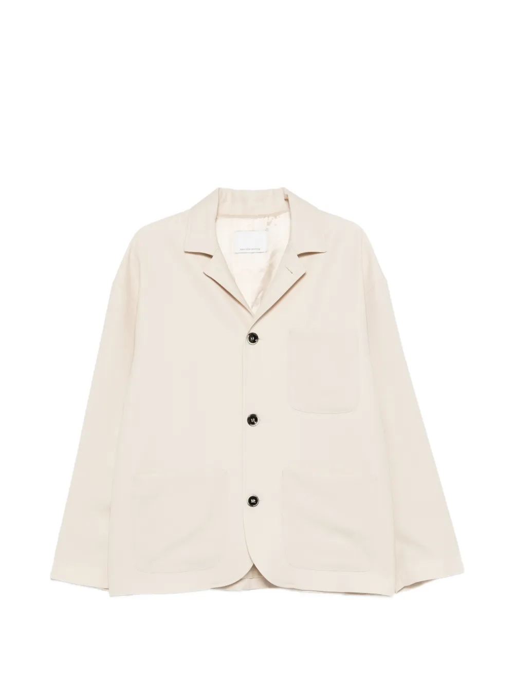Nine In The Morning Caio patch-pocket blazer - Toni neutri