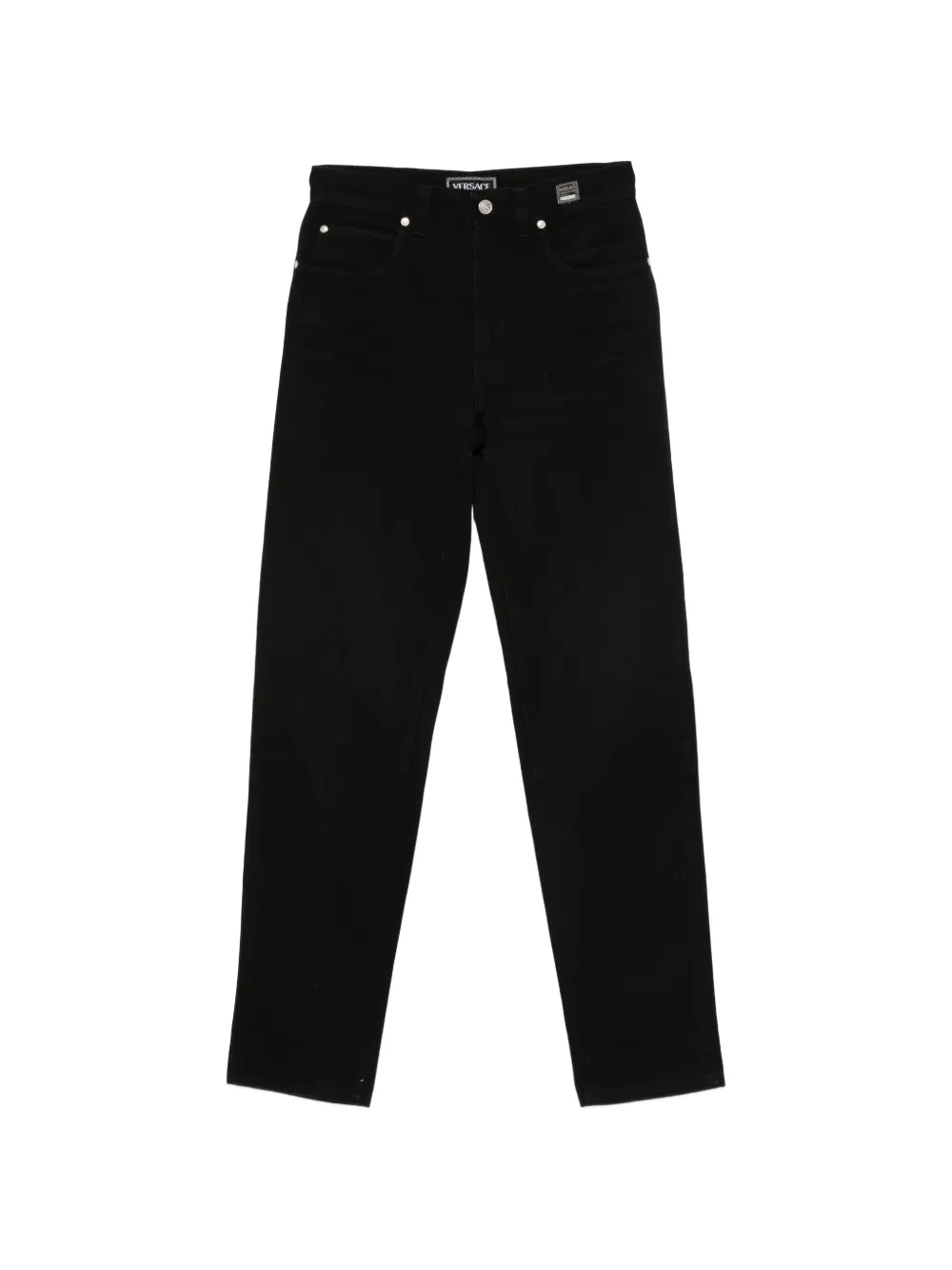 Versace Pre-Owned Pantaloni in cotone anni '90 - Nero