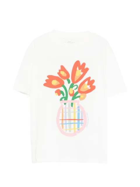 Stella McCartney Kids 花卉印花T恤