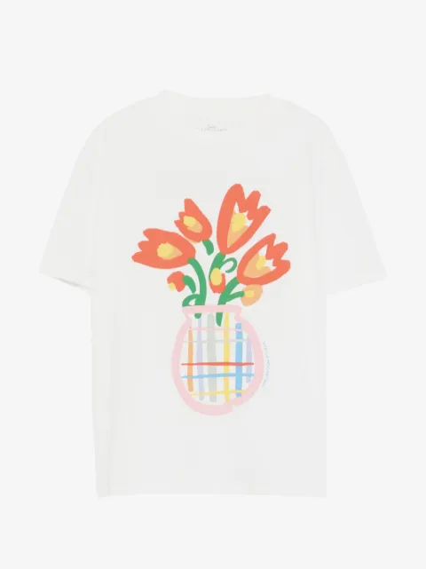 Stella McCartney Kids floral-print T-shirt
