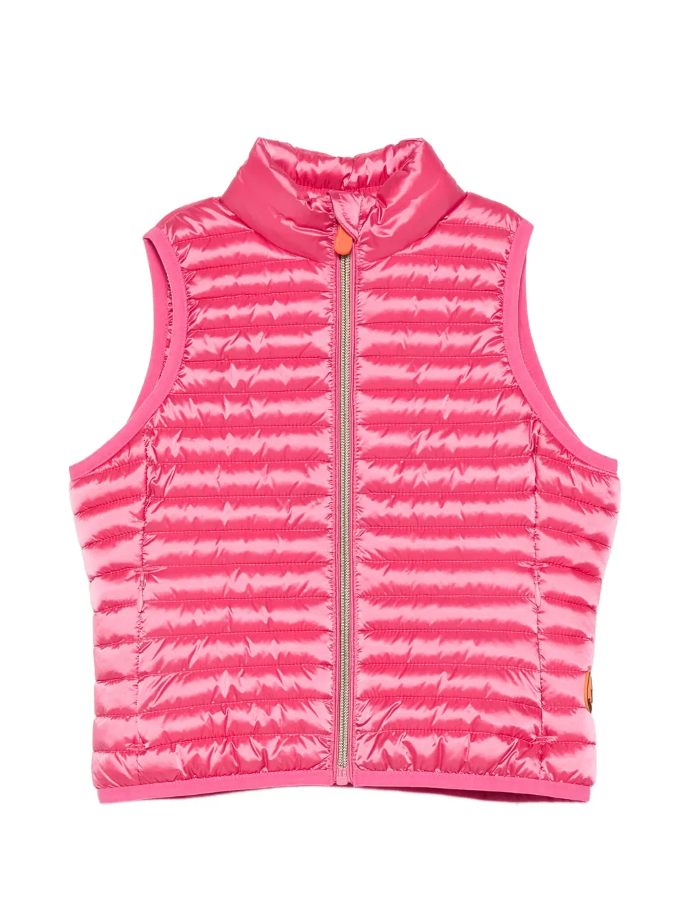 Save The Duck Kids hooded quilted gilet - Rosa