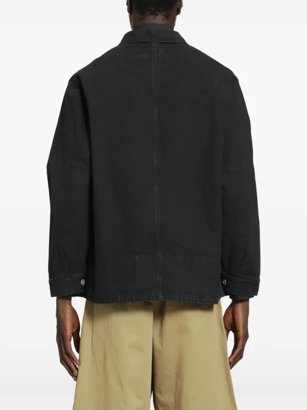 Comme Des Garçons Homme パッチポケット オーバーシャツ | ブラック