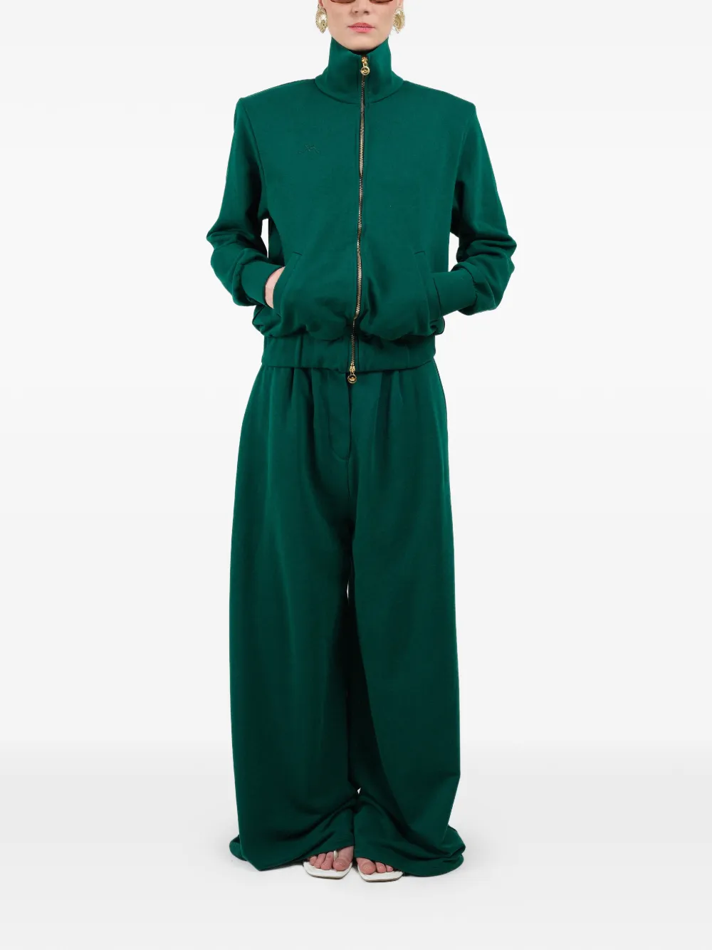 Straight Zip Sweatshirt