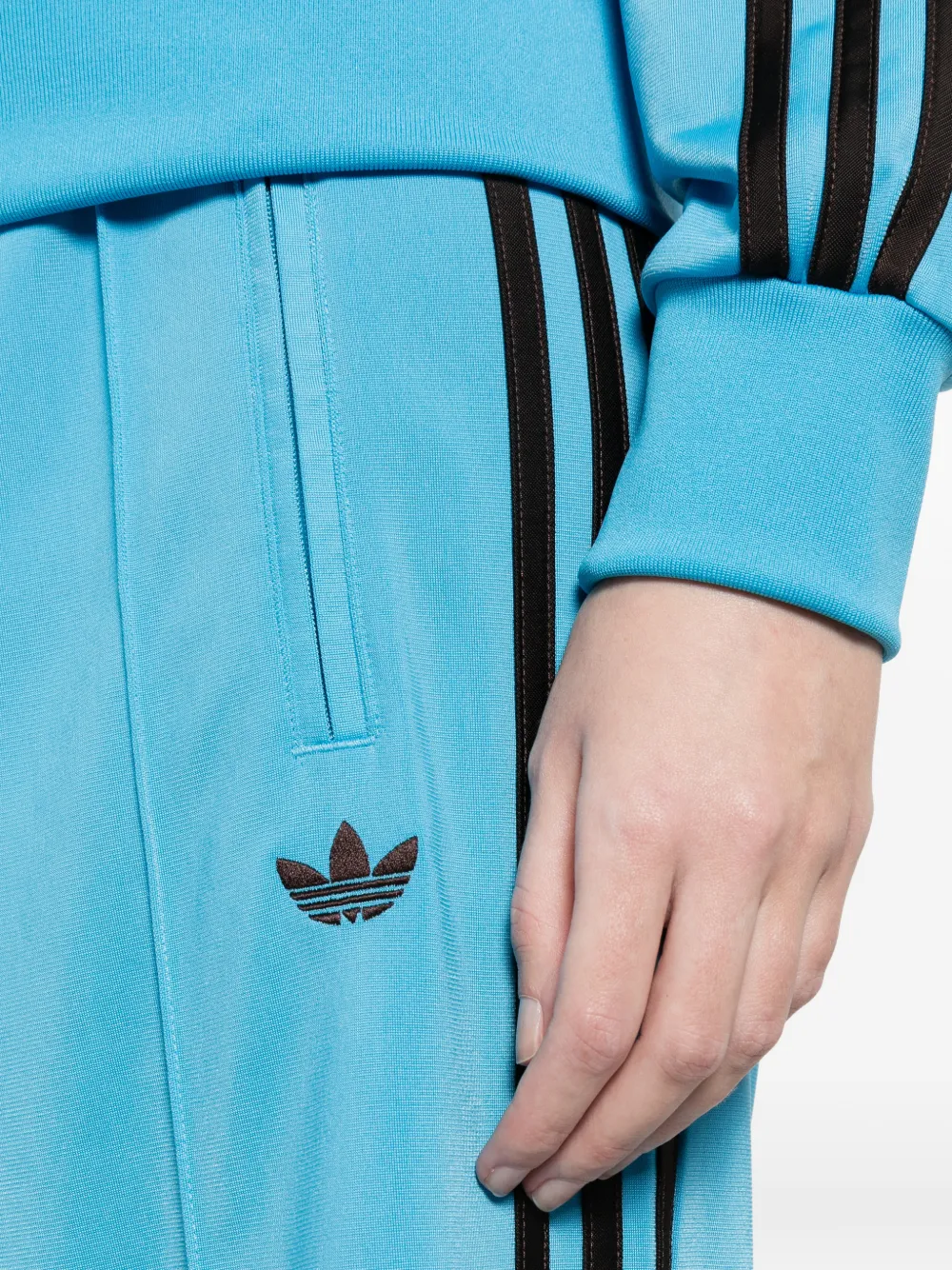 adidas Gestreepte broek Blauw