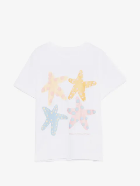 Stella McCartney Kids starfish print T-shirt