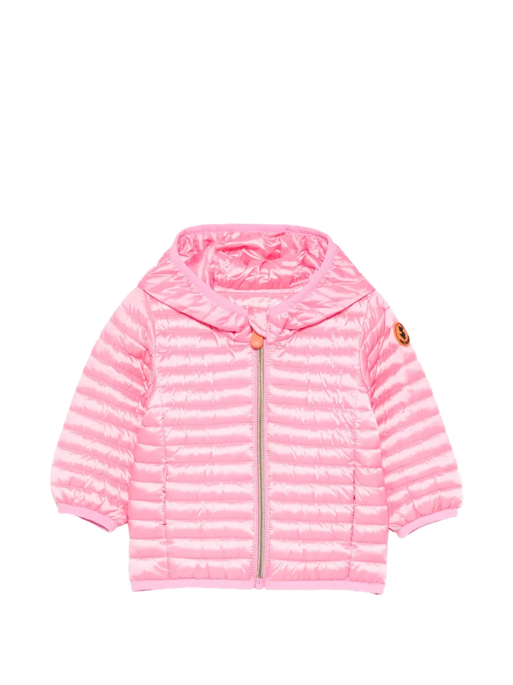 Save The Duck Kids hooded quilted jacket - Rosa